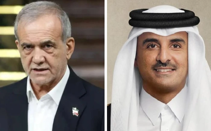 أعرب عن أسفه على الهجوم الصاروخي.. تفاصيل اتصال هاتفي أجراه رئيس إيران بأمير قطر أعرب عن أسفه على الهجوم الصاروخي.. تفاصيل اتصال هاتفي أجراه رئيس إيران بأمير قطر