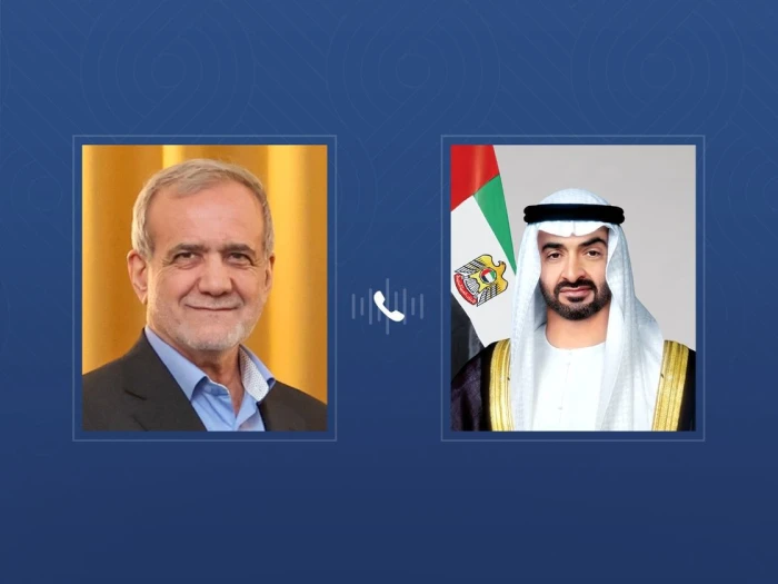 بعد إعلان وقف الحرب …الرئيس الإيراني يتصل بالشيخ "محمد بن زايد" ويطلب منه نقل رسالة إلى الرئيس الأمريكي