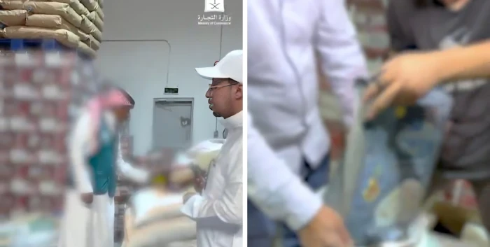 بالفيديو.. ضبط مستودع غير مرخص يعبئ أرزًا منتهي الصلاحية بعلامات تجارية مزورة في الرياض