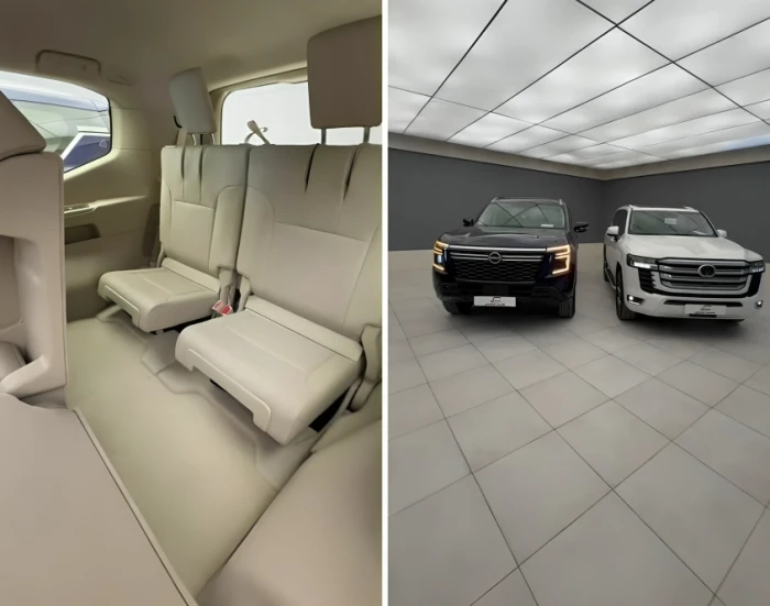 بالفيديو.. مختص يقارن بين مواصفات وسعر سيارتي «لاندكروزر GXR4» و «نيسان باترول» موديل 2025 بالفيديو.. مختص يقارن بين مواصفات وسعر سيارتي «لاندكروزر GXR4» و «نيسان باترول» موديل 2025