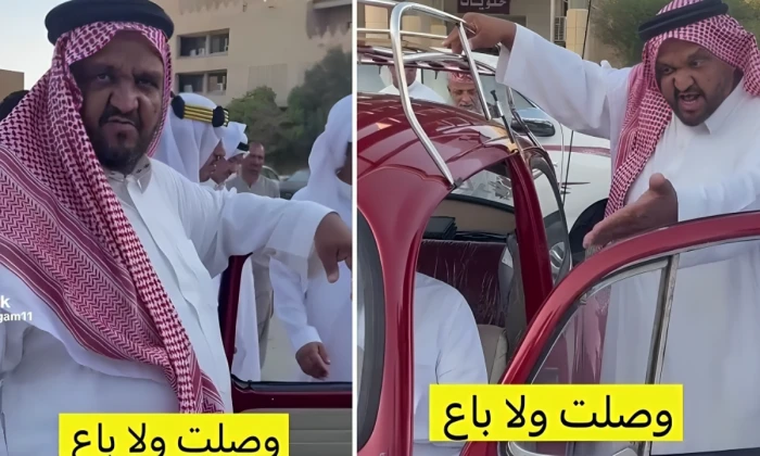 بالفيديو.. شلقم يحرج على سيارة نادرة في سوق الزل بالرياض