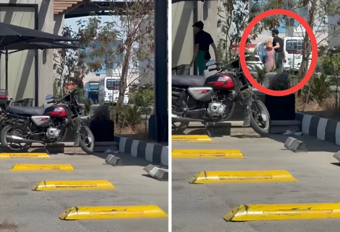 شاهد.. لحظة اعتداء عامل في "ستاربكس" على طفلة أمام الكافيه في مصر