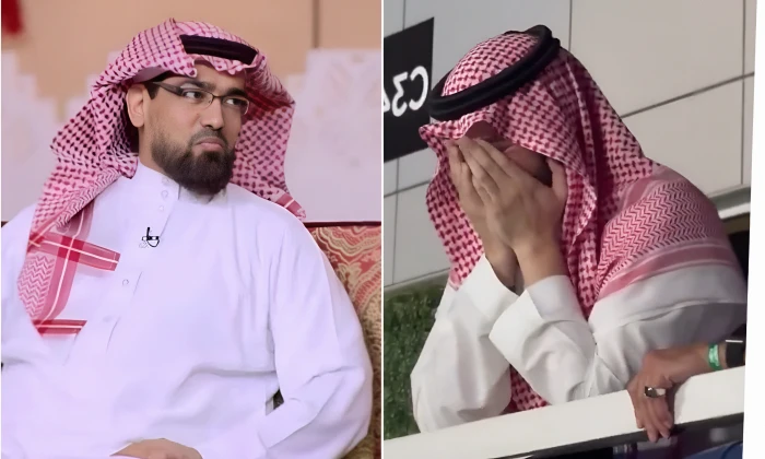 "من لا يتحمل الضغوط لا يستحق كرسي الرئاسة"..الدوسري يعلق على لقطة بكاء " فهد بن نافل"