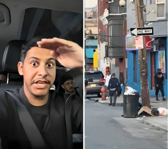 «أنا في حياتي ما شفت منظر زي كذا».. بالفيديو.. سعودي في أمريكا يوثق الحياة الصادمة في أحد شوارع نيويورك «أنا في حياتي ما شفت منظر زي كذا».. بالفيديو.. سعودي في أمريكا يوثق الحياة الصادمة في أحد شوارع نيويورك