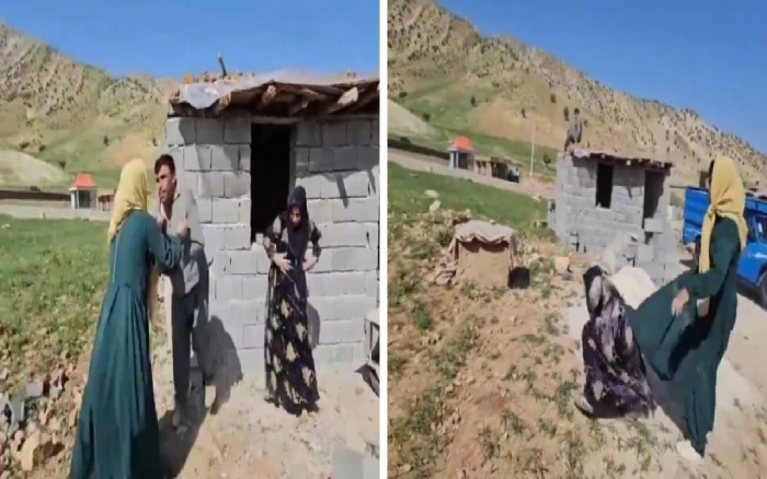 بالفيديو: "كردي" يوثق مشاجرة بين زوجتيه ويتعرض للضرب بعدما تدخل لإبعادهما