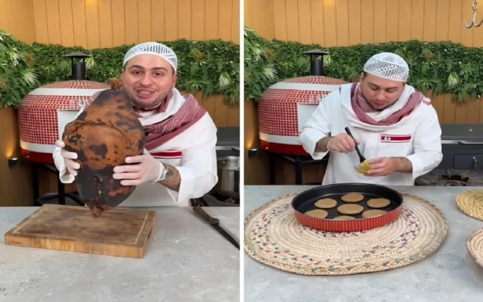 بالفيديو.. شيف سوري يكشف طريقة تحضير حلى الكليجة بحشوة دبس التمر