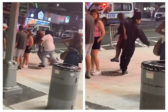 بالفيديو.. رجل يخطف طفل عمره 6 سنوات وسط شارع في نيويورك ووالداه يلاحقانه
