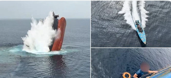 بالفيديو: لحظة تفجير مليشيا الحوثي سفينة شحن يونانية وغرقها في البحر الأحمر بالفيديو: لحظة تفجير مليشيا الحوثي سفينة شحن يونانية وغرقها في البحر الأحمر