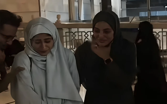 ظهور جديد للفنانة الكويتية شجون الهاجري في الحرم المكي أثناء أدائها مناسك العمرة