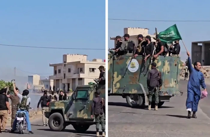 بالفيديو: فرحة أهالي بلدة المزرعة بالسويداء لحظة وصول قوات وزارة الدفاع السورية