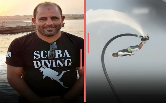 مصرع لاعب "فلاي بورد" مصري سقط خلال فعالية في الغردقة بمصر