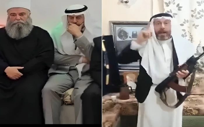 بعد دعوته للقتال.. صورة: حسن الأطرش يظهر مطأطئ الرأس مع إعلان تسليم السويداء للدولة السورية