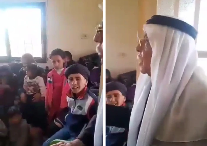 "صلحوا سياراتكم وتيسروا".. بالفيديو: أحد القيادات الدرزية يطرد عوائل من العشائر العربية في السويداء