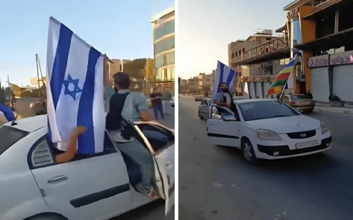 بالفيديو : سوريون من الطائفة الدرزية يرفعون علم إسرائيل في شوارع السويداء