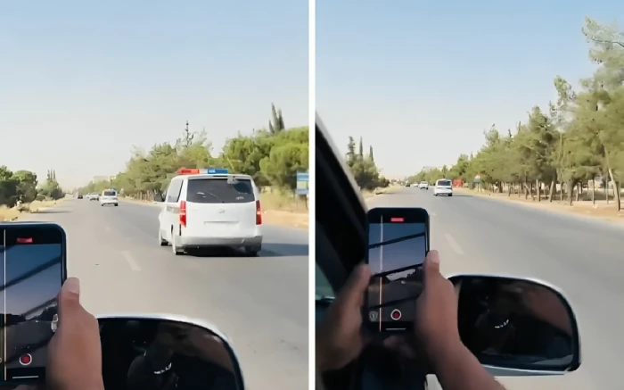 بالفيديو.. قوات أمن تابعة للداخلية السورية تتجه إلى محافظة السويداء