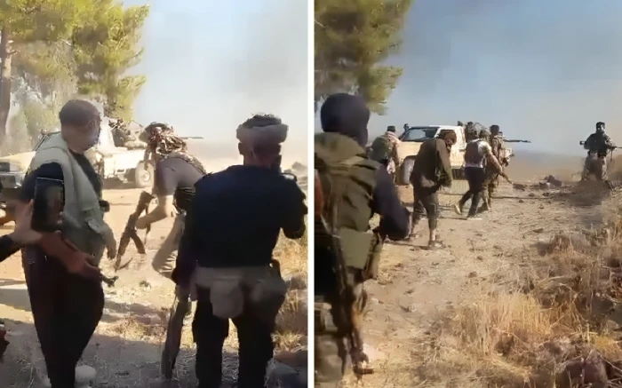 بالفيديو.. اشتباكات وتبادل إطلاق النار بين عشائر سورية ومسلحين دروز في السويداء