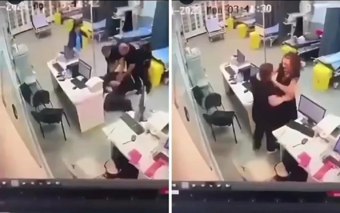 بالفيديو: امرأة روسية “مصاصة دماء” تهاجم موظفة استقبال وتقوم بعضّها من رقبتها داخل مستشفى