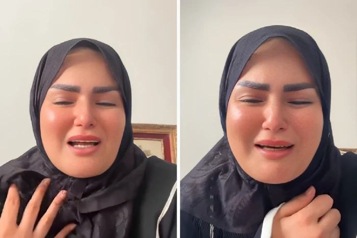 ‏بالفيديو.. سما المصري تنهار بالبكاء و تعلن توبتها وارتداء الحجاب: «لو بتحبوا النبي محدش ينشر حاجة ليّا بجسمي»
