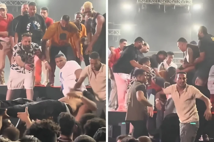 أول فيديو لحظة وفاة الشاب ضحية حفل محمد رمضان بالساحل الشمالي