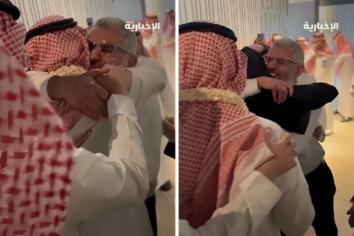بالفيديو.. لحظة لقاء حميدان التركي مع عائلته بعد عودته إلى المملكة