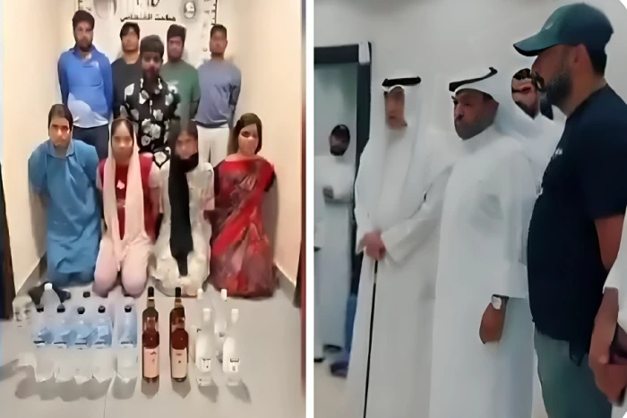 بإشراف وزير الداخلية الكويتي.. بالفيديو: ضبط شبكة لتصنيع وترويج الميثانول السام الذي تسبب في حالات تسمم ووفيات بالكويت
