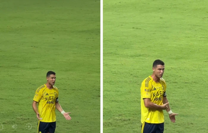 فيديو لكريستيانو رونالدو غاضباً من تصرف ساديو ماني بعد طرده في نصف نهائي كأس السوبر