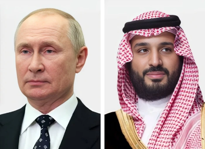 تفاصيل اتصال الرئيس الروسي بولي العهد بشأن المحادثات الأخيرة مع "ترامب"