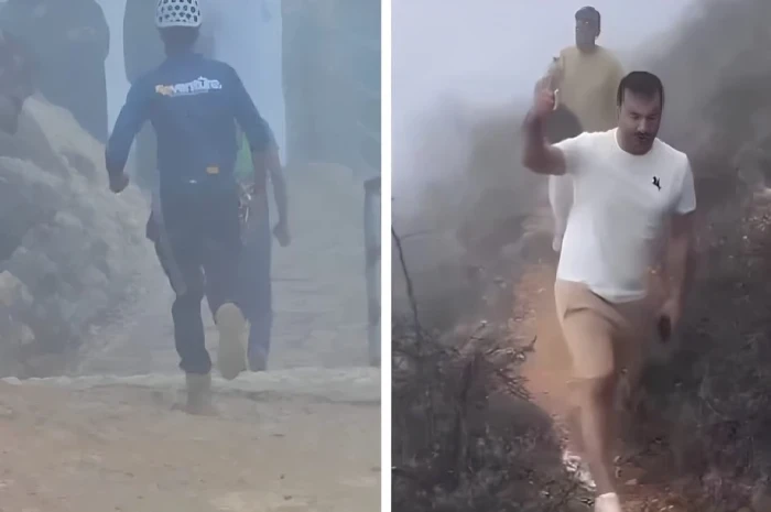 كان ينزف بشدة.. بالفيديو: مرافق الشاعر الراحل "سعود القحطاني" يكشف كيف سقط من أعلى جبل سمحان ولحظة وفاته