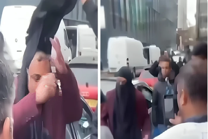 بالفيديو.. القبض على هندوسي هندي متنكراً بزي امرأة مسلمة أثناء سرقته من متجر في لندن