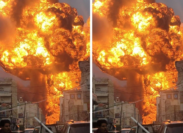 بالفيديو: الطيران الإسرائيلي يشن غارات على مواقع للحوثيين في صنعاء