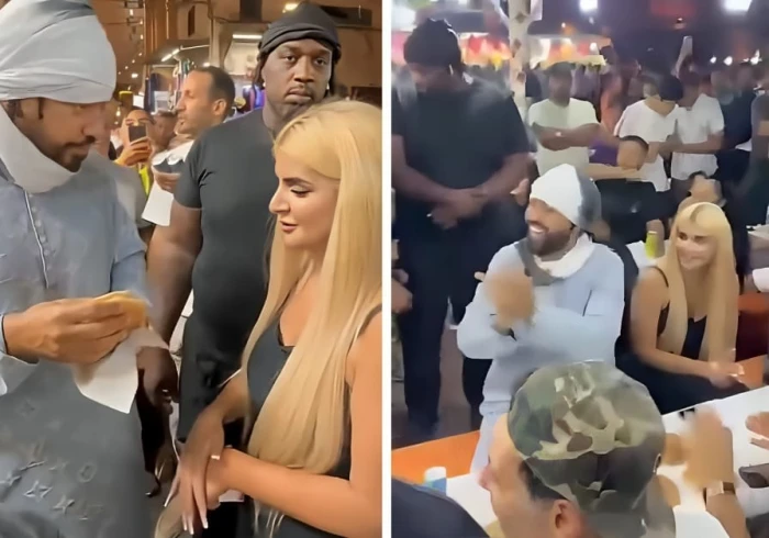 "بعد إعلان خطوبتهما"..بالفيديو: أول ظهور للمغني المغربي فرينش مونتانا والشيخة مهرة آل مكتوم في شوارع مراكش