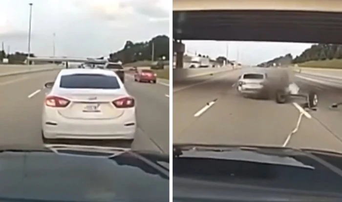 بالفيديو: الشرطة الأمريكية  تستخدم جهازًا جديدًا لإيقاف لص سيارات.. والنتيجة صادمة!