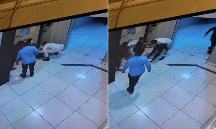 بالفيديو: لحظة إنقاذ شاب سعودي لطفل في أبها بعدما علقت قطعة بلاستيكية في حلقه وسقط مغشياً عليه