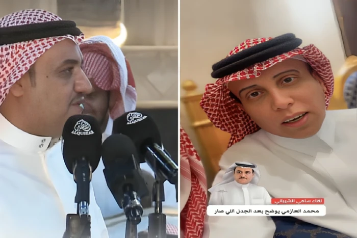 بالفيديو : العازمي يكشف حقيقة مقصد  الشاعر "سفر الدغيلبي" في البيت  المثير للجدل "بعد طيبك بن مهيد خله يولي"
