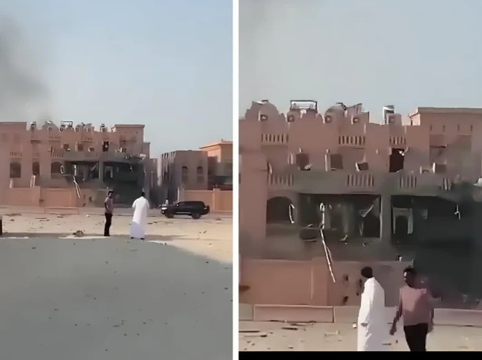 فيديو جديد من زاوية قريبة للمبنى الذي استهدفته إسرائيل في الدوحة أثناء اجتماع أعضاء حماس