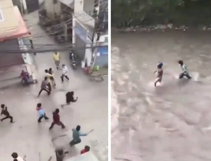 بالفيديو: وزير المالية النيبالي يقفز في نهر عارياً ليهرب من متظاهرين طاردوه واعتدوا عليه بالضرب