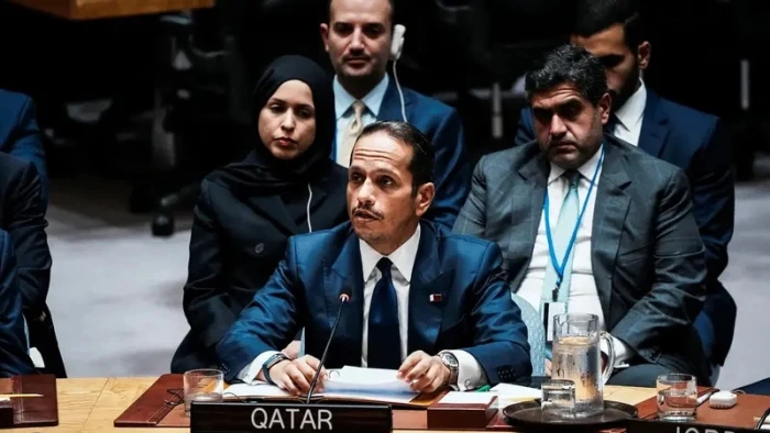 من مجلس الأمن ..  رئيس وزراء قطر : إسرائيل شنت هجوما غادرا .. و‏المتطرفون في الحكومة الإسرائيلية لا يبالون بحياة الرهائن