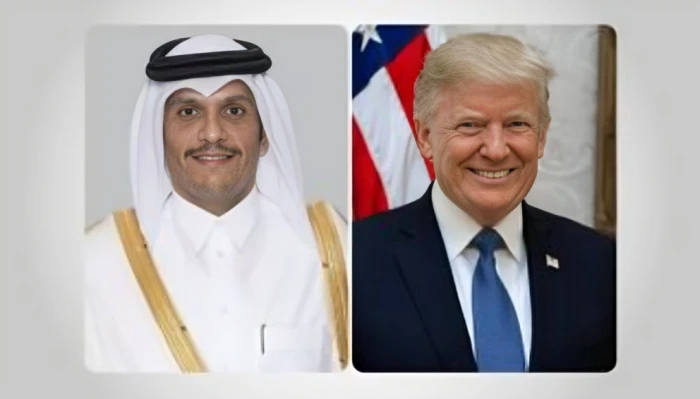 ترامب يلتقي رئيس وزراء قطر.. والكشف عن تفاصيل اللقاء