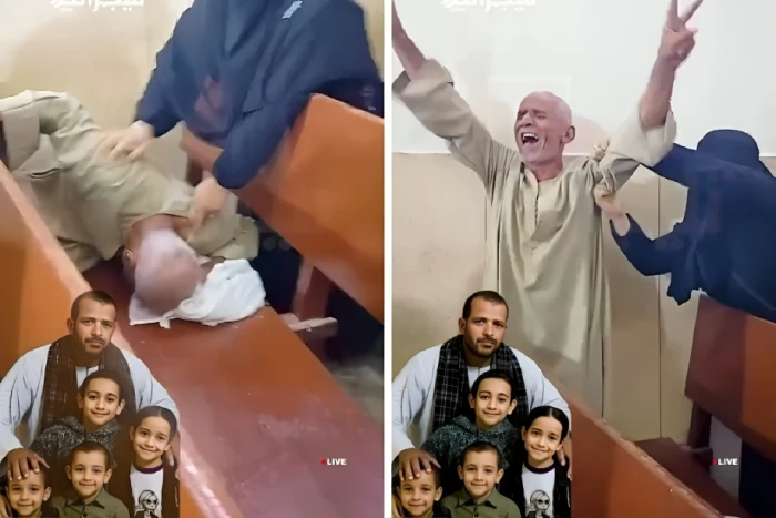 " 7 راحوا مني يا عالم".. بالفيديو: انهيار وصراخ جد أطفال المنيا المقتولين على يد زوجة ابنه أثناء محاكمتها