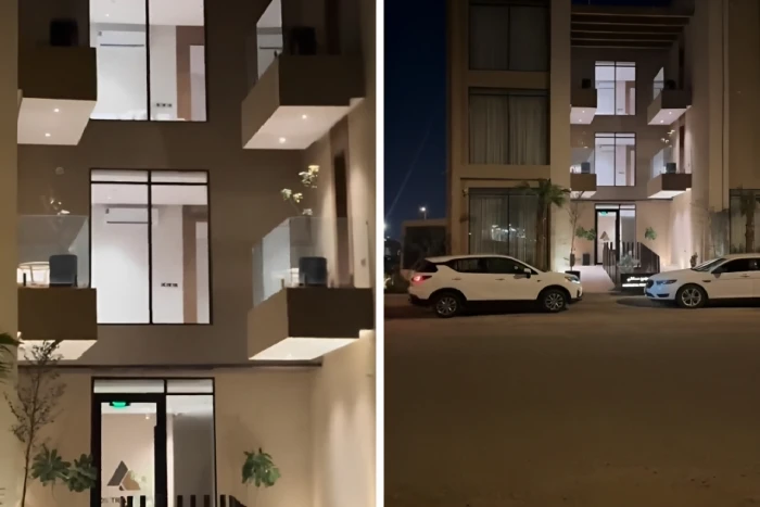 بالفيديو.. تصميم بلكونات عمارة سكنية في الرياض تثير الجدل