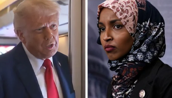 ″إنها سيئة جداً ويجب عزلها”.. بالفيديو.. ترامب يهاجم عضوة الكونغرس من أصل صومالي ”إلهان عمر ”