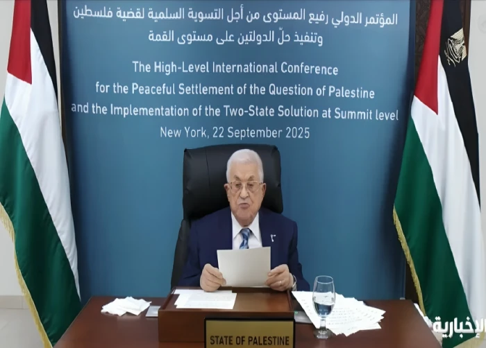 بالفيديو.. الرئيس الفلسطيني يشيد بالدور الذي قامت به السعودية وفرنسا في حشد الاعترافات بالدولة الفلسطينية