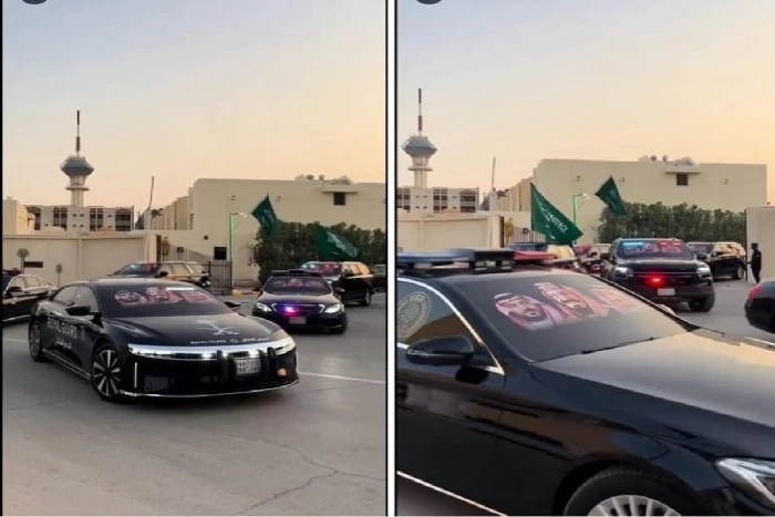 بالفيديو .. مسيرة لقوات الحرس الملكي احتفالاً باليوم الوطني الـ 95