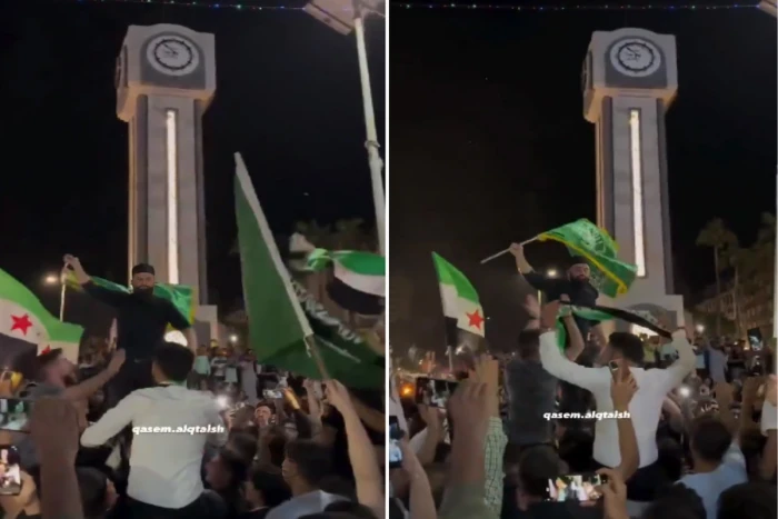 "حيّوا السعودية.. حيّوا سلمان".. بالفيديو: شباب سوريون يشاركون المملكة احتفالات اليوم الوطني 95