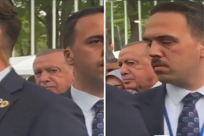 بالفيديو.. الشرطة الأمريكية توقف أردوغان وفريقه على جانب الطريق في أحد شوارع نيويورك بسبب مرور موكب ترامب