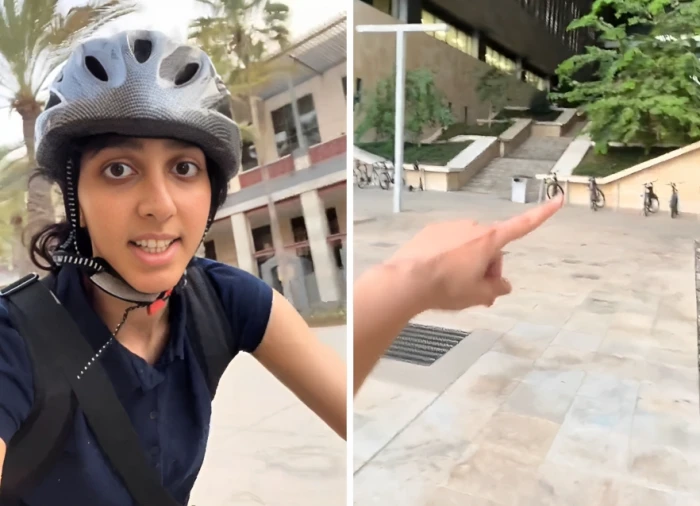 بالفيديو: طالبة بجامعة كاوست تتجول بدارجة داخل الحرم الجامعي وتوثق طبيعة السكن والحياة في الجامعة