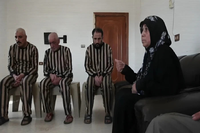 بالفيديو.. سوريون يواجهون عناصر نظام الأسد البائد المتورطين في قتل واعتقال أبنائهم