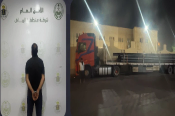 القبض على وافد في الرياض سرق حمولة شاحنة وحاول بيعها.. والكشف عن جنسيته