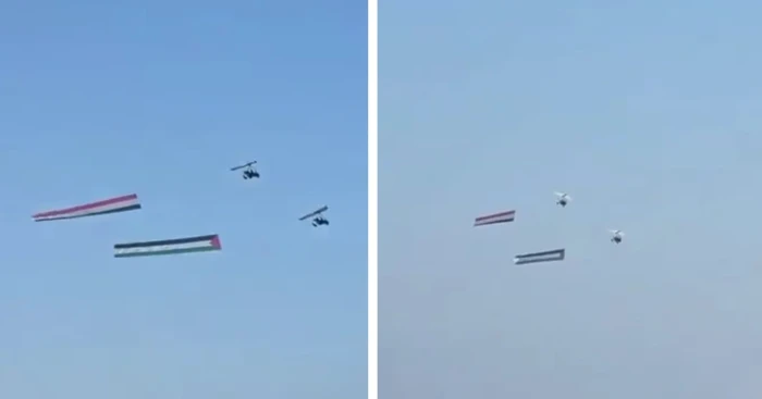 بالفيديو: مصر تحتفل برفع العلمين المصري والفلسطيني في سماء شرم الشيخ بعد موافقة إسرائيل وحماس على وقف إطلاق النار