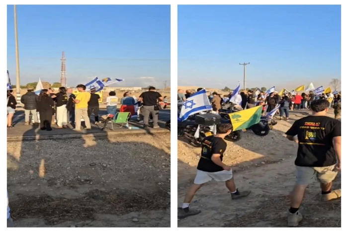 بالفيديو: مئات الإسرائيليين ينتظرون بترقب عودة الرهائن من غزة